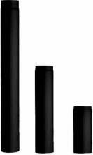 Ala 2000 R40 100 400 130 Tubo per Canna Fumaria in Acciaio 13x 25 Nero 2Mm Aeternum