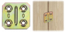 Aldeghi Luigi 160AT55 Piastra Diritta Acc.Trop. 160 mm.50x 50 Pezzi 200