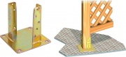 Aldeghi Luigi 800AT060_P8 Supporto Ancor.4 Fori Ac.Trop. 800 60x 60 Pezzi 4
