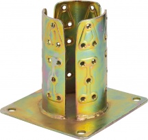 Aldeghi Luigi 922AT80_P8 Supporto Per Pilastri Tondi � Mm 82 Base 150x150