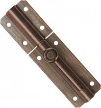 Aldeghi Luigi 216AB08 Catenaccio Porta Trasversale Bronzato Tondo 36x80