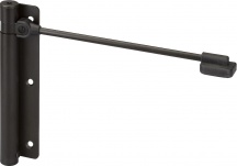 Aldeghi Luigi 114ZN170S Set 2 Chiudiporta a Molla Ercole Sinistro 60 Kg Zincato Nero