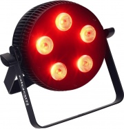 Algam Lighting 18700123 Proiettore DJ SLIMPAR 510 Quad Led Floodlight Nero