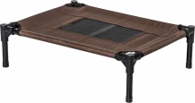 AllMyPets 13R7CF Lettino per Cani Rialzato con Seduta 61x46x18 cm NeroCaff�