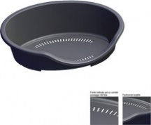 AllMyPets 21013 Cuccia per Cani e Gatti 80x60x25 cm colore Grigio