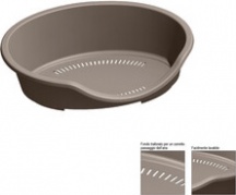 AllMyPets 21022 Cuccia per Cani e Gatti 95x70x29 cm colore Tortora