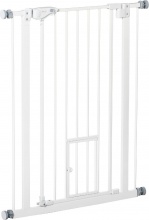 AllMyPets 23A476F Cancelletto per Cani Chiusura Automatica 74-80x91.4 cm Bianco