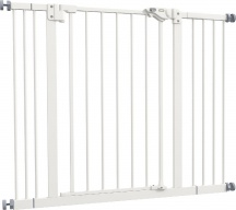 AllMyPets 23V4WT Cancellino per Cani Regolabile Fino a 100 cm H 72 cm Bianco