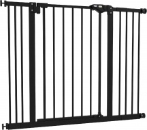 AllMyPets 23Z4BK Cancellino per Cani Regolabile Fino a 100 cm H 72 cm Nero