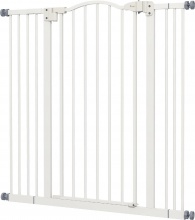 AllMyPets 99T3WT Cancellino per Cani Estensibile Regolabile da 74-100 cm Bianco
