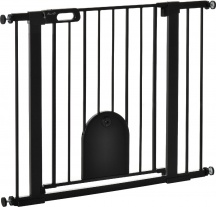 AllMyPets BKA483F Cancellino per Cani Regolabile 75-103x76 cm Nero