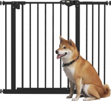 AllMyPets BKEF243 Cancellino per Cani Regolabile con Chiusura Automatica Nero