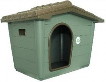 AllMyPets CCAMP992 Cuccia per Cani in PP 79x56x60cm Verde Scuro Sprint Eco Media