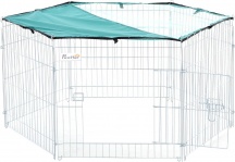 AllMyPets D06077 Recinto per Animali Domestici con Copertura 6 Moduli 59x60cm