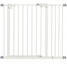 AllMyPets F2773WT Cancellino per Cani Regolabile Chiusura Automatica 74-100x77 cm Bianco