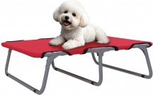 AllMyPets K585RD Brandina per Cani Piccoli Pieghevole Metallo e Oxford 71x58x20cm Rosso