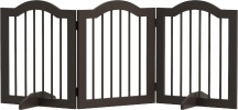 AllMyPets K588CF Cancellino per Cani Pieghevole a 3 Sezioni in Legno Caff�
