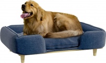 AllMyPets K662DB Lettino per Cani Grandi fino 30 kg da Interno 96x66x24 cm Blu