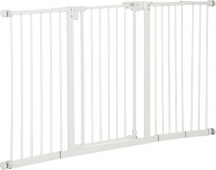 AllMyPets WTA478F Cancellino per Cani Larghezza Regolabile 74-148 cm Bianco