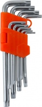 Alte 4146 Set Chiavi Torx T1050 Pz 9 Con Foro Cv Medie - 0