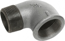 Amaflex G11134 Gomito 90G M.F. Ghiere Zincate gr 1 Fig.92 Pezzi 5