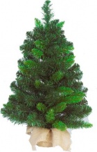 Amicasa 8296 Alberi di Natale Pinetto con base iuta Cm 45 00