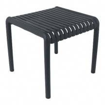 Amicasa CT 228 Tavolo da Giardino Quadrato Tavolino 44,8x44,8x40 cm Antracite PAMPLONA