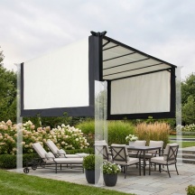 Amicasa Copertura Plain Copertura per Pergola 3x4 m Plain rivestimento PA Ecr�
