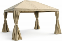 Amicasa Milano Gazebo da Giardino 3x4 mt AlluminioTessuto Tende Ecr�