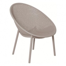 Amicasa PP 850 Poltrona da Esterno in Polipropilene 76,5x66x82 cm Sabbia - RAVELLO