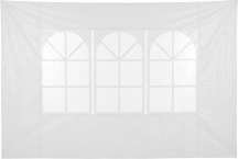 Amicasa Parete 200 Raffia Parete per Gazebo 200 cm Raffia colore Bianco