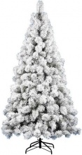 Amicasa SAINTMORITZ240 Albero di Natale Innevato da Addobbare 240 cm Pvc