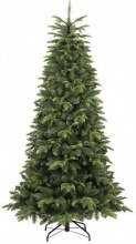 Amicasa WONDER150 Albero di Natale Altezza 150 cm con 462 Rami e Base Verde