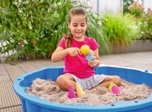 Androni Giocattoli 3405 Giochi da Spiaggia Set Sabbia 5 coni gelato e paletta