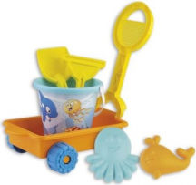 Androni Giocattoli 6997 FISH Happy Fish Carrello con Accessori Gioco da Spiaggia