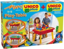 Androni Giocattoli 8805 Tavolo Multigioco Contenitore per Costruzioni Unico Plus