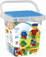 Androni Giocattoli 8510 Unicoplus Secchiello 100 Pezzi Costruzioni 18+ Mesi