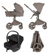 Anex FL-03 + SS-06 Flo - Passeggino Trio Leggero 0-22 Kg + Carrozzina + Seggiolino Auto Yuki