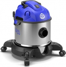 Annovi Reverberi 51924 Bidone Aspiratutto Aspiraliquidi Ruote 20 Lt 1400W Inox AR 3370