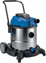 Annovi Reverberi 51929 Bidone Aspiratutto Aspiraliquidi Ruote 35 Lt 1600W Inox AR 3780