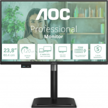 Aoc 24P4CV Monitor PC 23.8" IPS Full HD 120 Hz HDMI DisplayPort