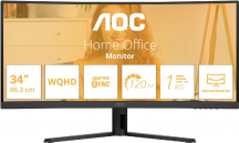Aoc CU34B3E Monitor PC 34" WQHD 120 Hz HDMI DisplayPort