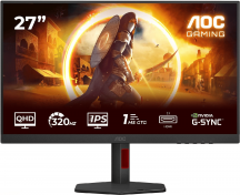 Aoc Q27G4SRU Monitor PC 27" Quad HD 320 Hz HDMI DisplayPort