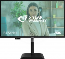 Aoc Q27P4U Monitor PC 27" Quad HD 2560x1440 IPS 120Hz HDMIDP USB-Hub