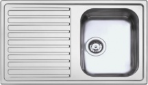 Apell AV861ILBC Lavello Cucina 1 Vasca Incasso Gocciolatoio Sx 86 cm Inox