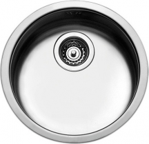 Apell FE435UBC Lavello Cucina Sottotop 1 Vasca Tondo Rotondo 43.5 cm