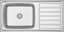Apell ID1001ILBC Lavello Cucina 1 Vasca Incasso Gocciolatoio Sx 98 cm Inox