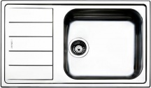 Apell LNG861ILBC Lavello Cucina Incasso 1 Vasca Gocciolatoio 86 cm Acciaio Inox