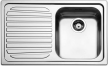 Apell RO791ILBC Lavello Cucina Incasso 1 Vasca Gocciolatoio Sx 79cm Acciaio Roma