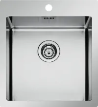 Apell SZ40FBC Lavello Cucina 1 Vasca in Acciaio Spazzolato Incasso 37 cm Acciaio